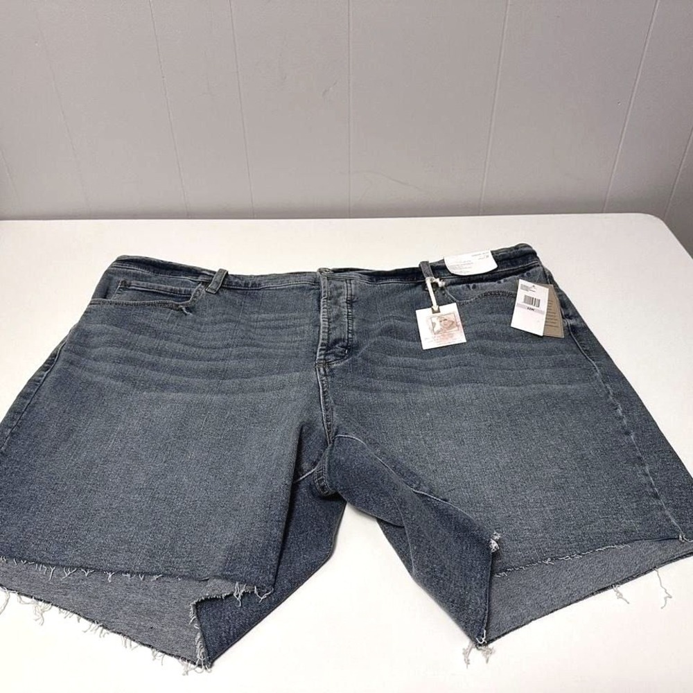 Jessica Simpson Relaxed Jean Shorts Womens 22w Lived in‎ Vintage NWT button fly